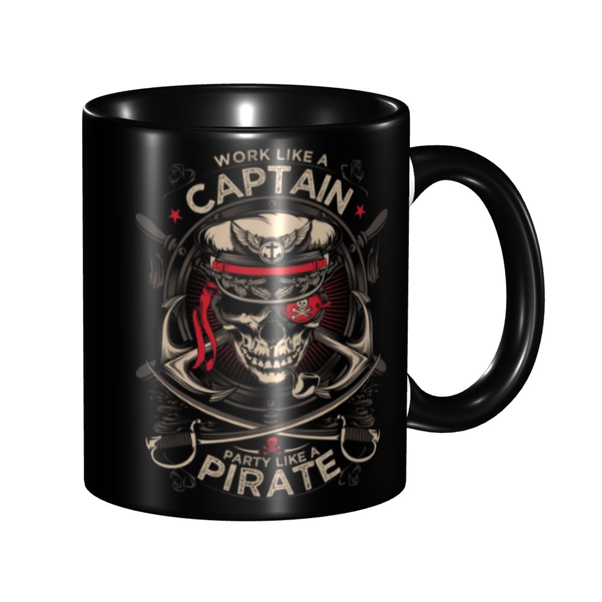 Coffee Tea Like - Trabajo personalizado como un capitán fiesta