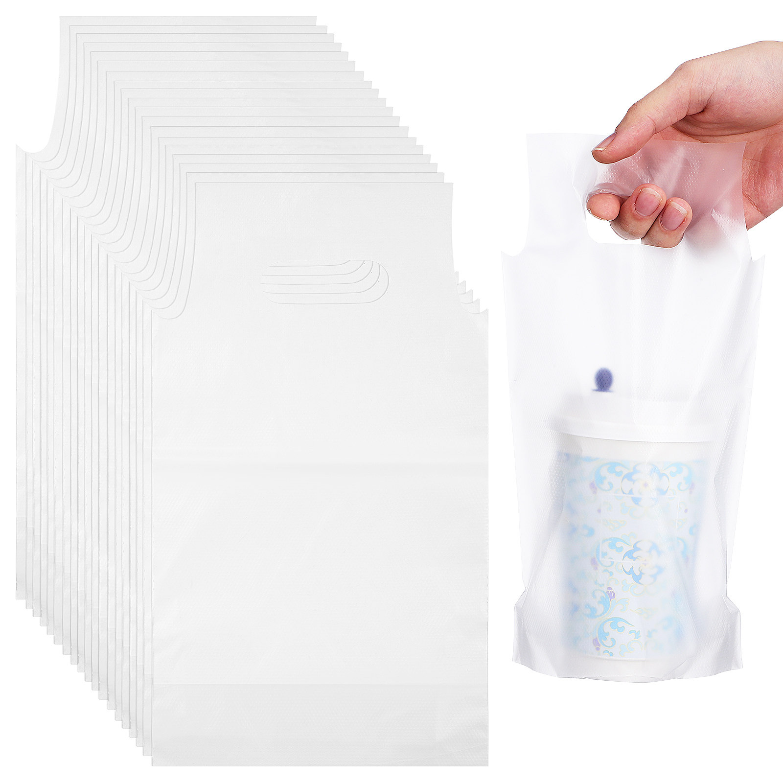 Coffee Tea Bags - 500 Bolsas Versátiles Transparentes para Bebidas