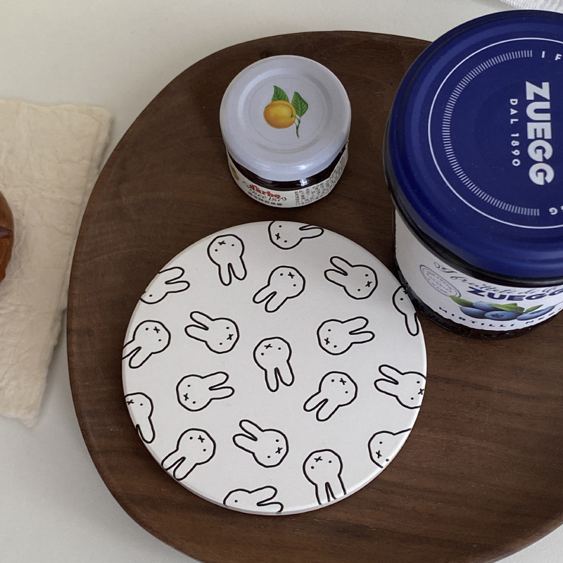 Coffee Tea Room - Posavasos de Cerámica con Diseño de