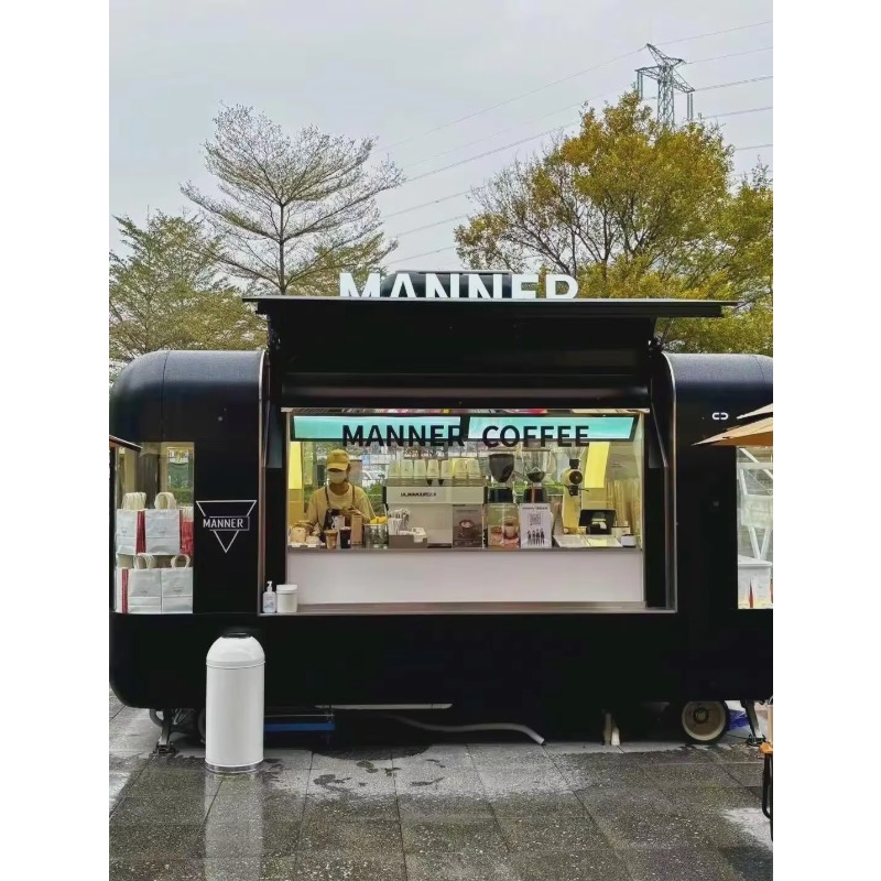 Remolque de Comida Móvil con C - Coffee Tea Boba reseña y precio