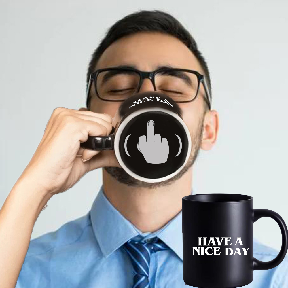 Tiene un buen día, taza divert - Coffee Tea And Company reseña y precio