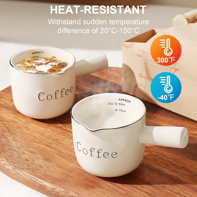 Mini taza de café de cerámica  - Coffee Tea With Milk reseña y precio