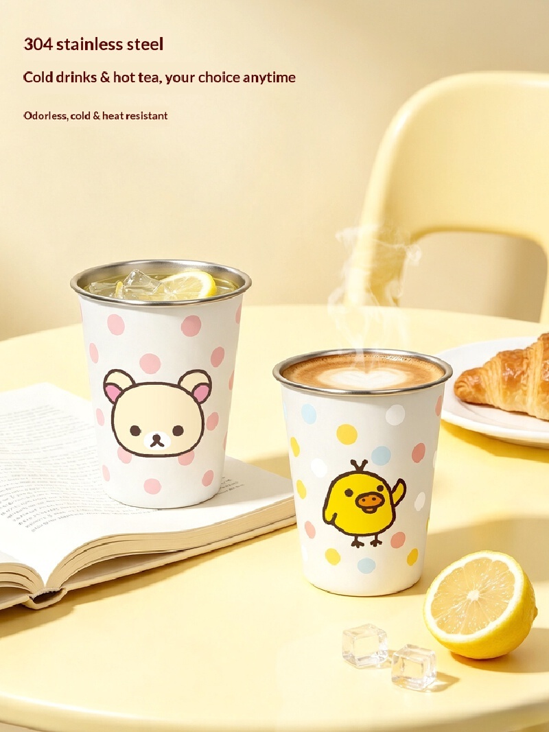 Taza de Acero Inoxidable Kawai - Good Coffee Tea reseña y precio
