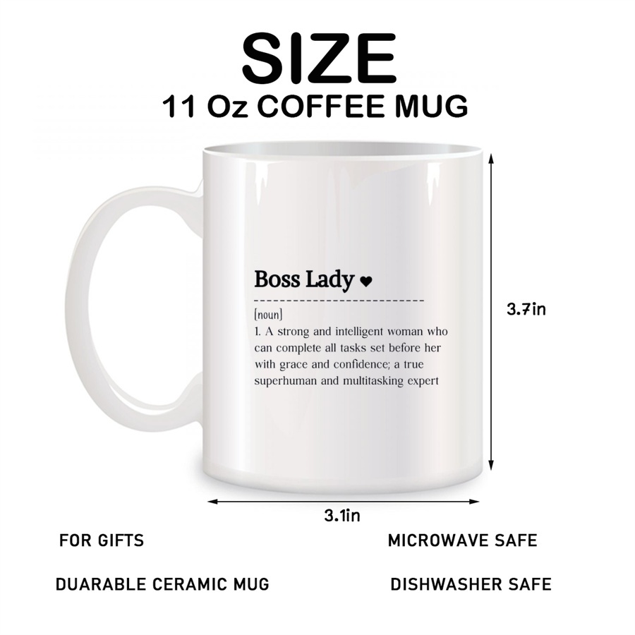 Tazas Boss Lady para regalos d - Coffee Tea Like reseña y precio