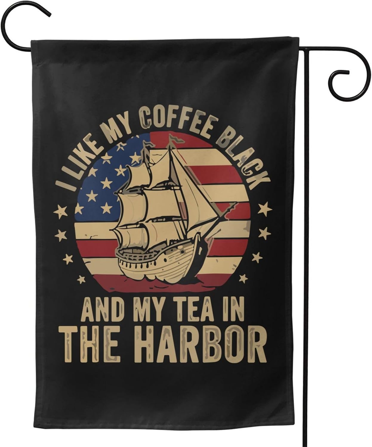 Banderas de jardín con diseño  - Coffee Tea Like reseña y precio