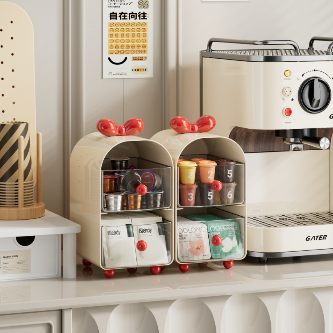 Organizador de Cápsulas de Caf - Coffee Tea Bags reseña y precio