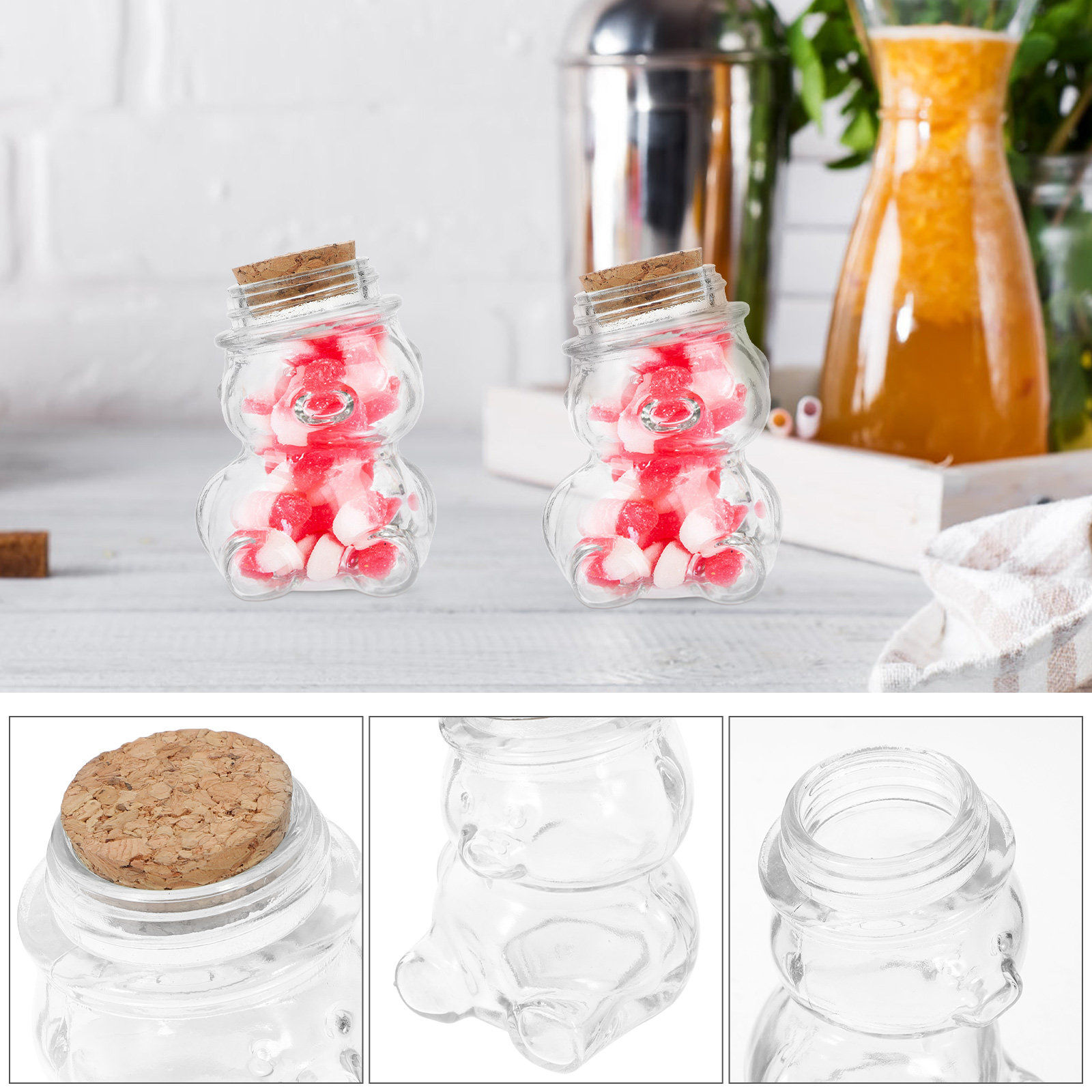 Juego de 4 tarros de cristal t - Coffee Tea Set reseña y precio