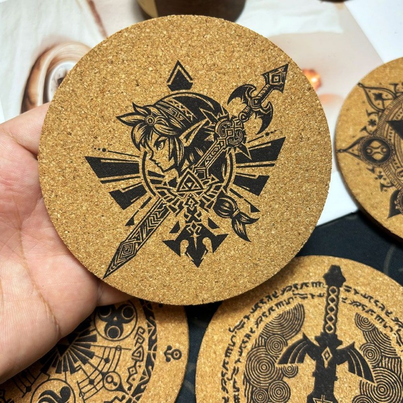 Posavasos Zelda de dibujos ani - Good Coffee Tea reseña y precio