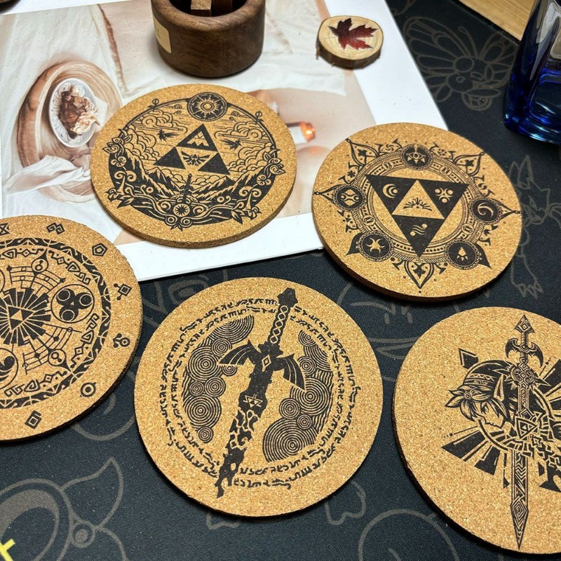 Posavasos Zelda de dibujos ani - Good Coffee Tea reseña y precio